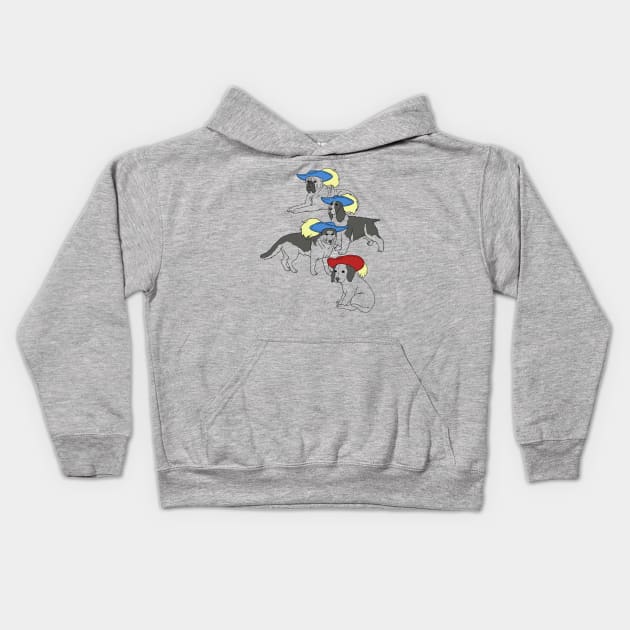 All For One Kids Hoodie by squarespecs